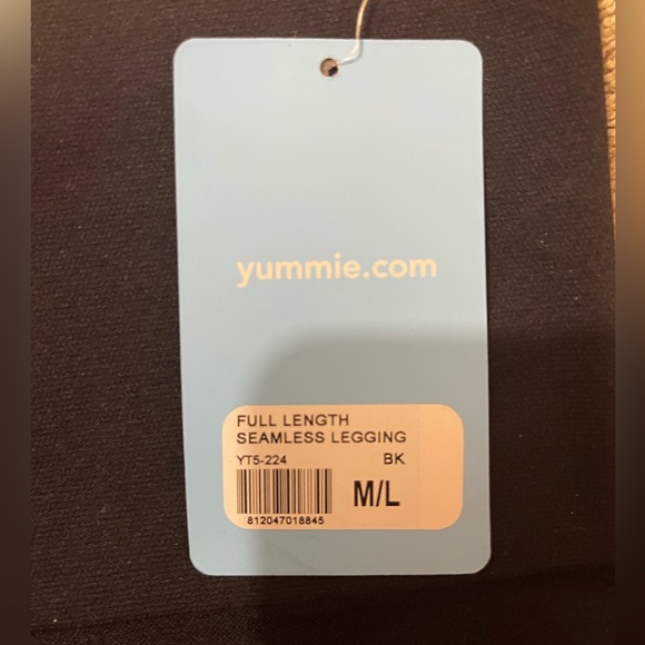 Yummie Black Full Length Seamless Leggings‎ - Picture 5 of 5